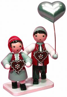 ULMIK Pfefferkuchenpaar rot  Winterfiguren 