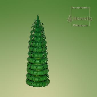 Hennig Miniaturen Baum grün gerollt 7,5cm 