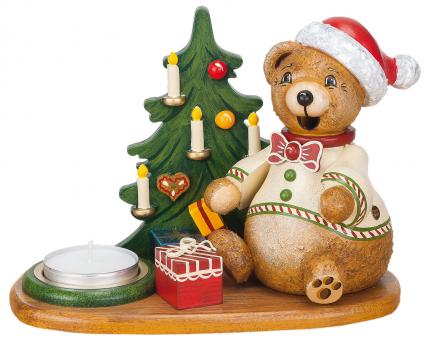 Hubrig Räuchermann Teddys Weihnachtsgeschenke mit Teelicht 