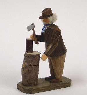 Gotthard Steglich Miniatur Holzhacker 