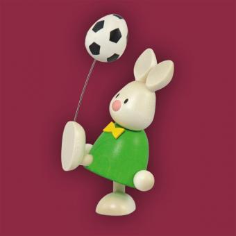 Hobler Osterhase Kaninchen Max mit Fußball 