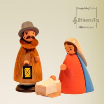 Hennig Miniaturen Heilige Familie modern lasiert 