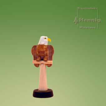 Hennig Miniaturen Greifvogel auf Block 