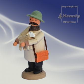 Hennig Miniaturen Räuchermann Rauchmann Schäfer 