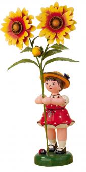 Hubrig Blumenkind mit Kokardenblume 24cm 