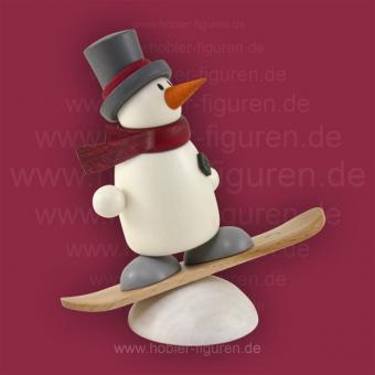 Hobler Schneemann Fritz mit Snowboard 