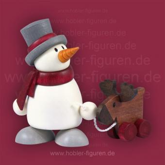 Hobler Schneemann Otto mit Elch 