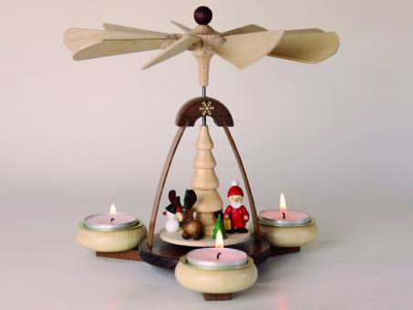 Paul Ullrich Teelichtpyramide Weihnachtsmotiv 