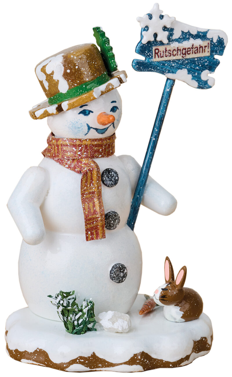 Hubrig Winterkinder Schneemann Rutschgefahr NEU 2022 – Bild 1