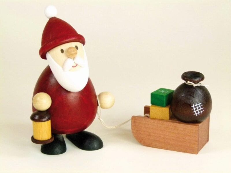 Paul Ullrich Weihnachtsmann mit Schlitten und Laterne – Bild 1