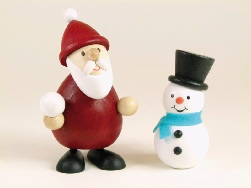 Paul Ullrich Weihnachtsmann mit Schneemann – Bild 1