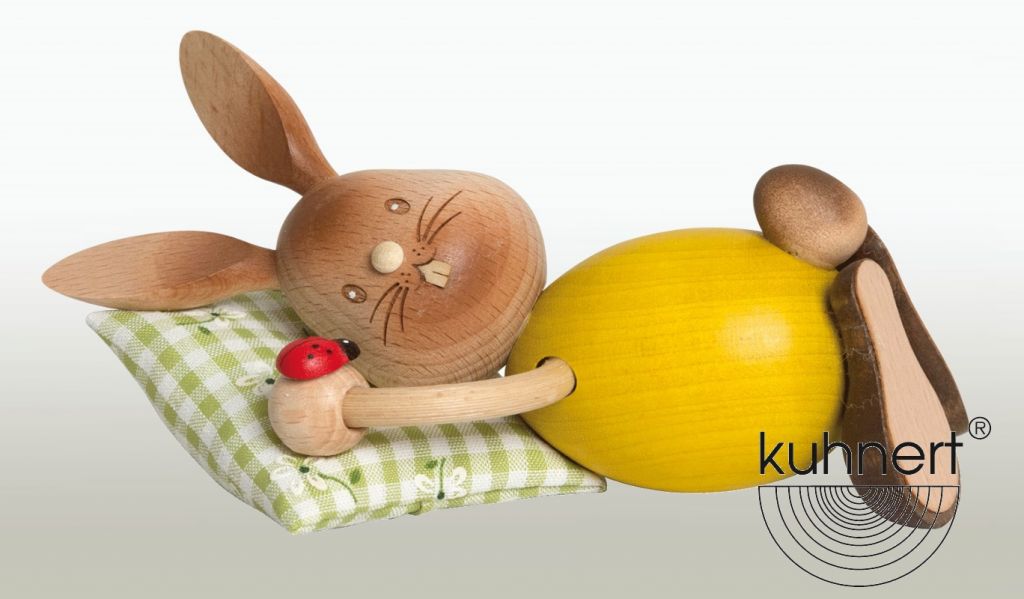 12279_Product.jpg Drechslerei Kuhnert Stupsi Hase Schlafmütze – Bild 1