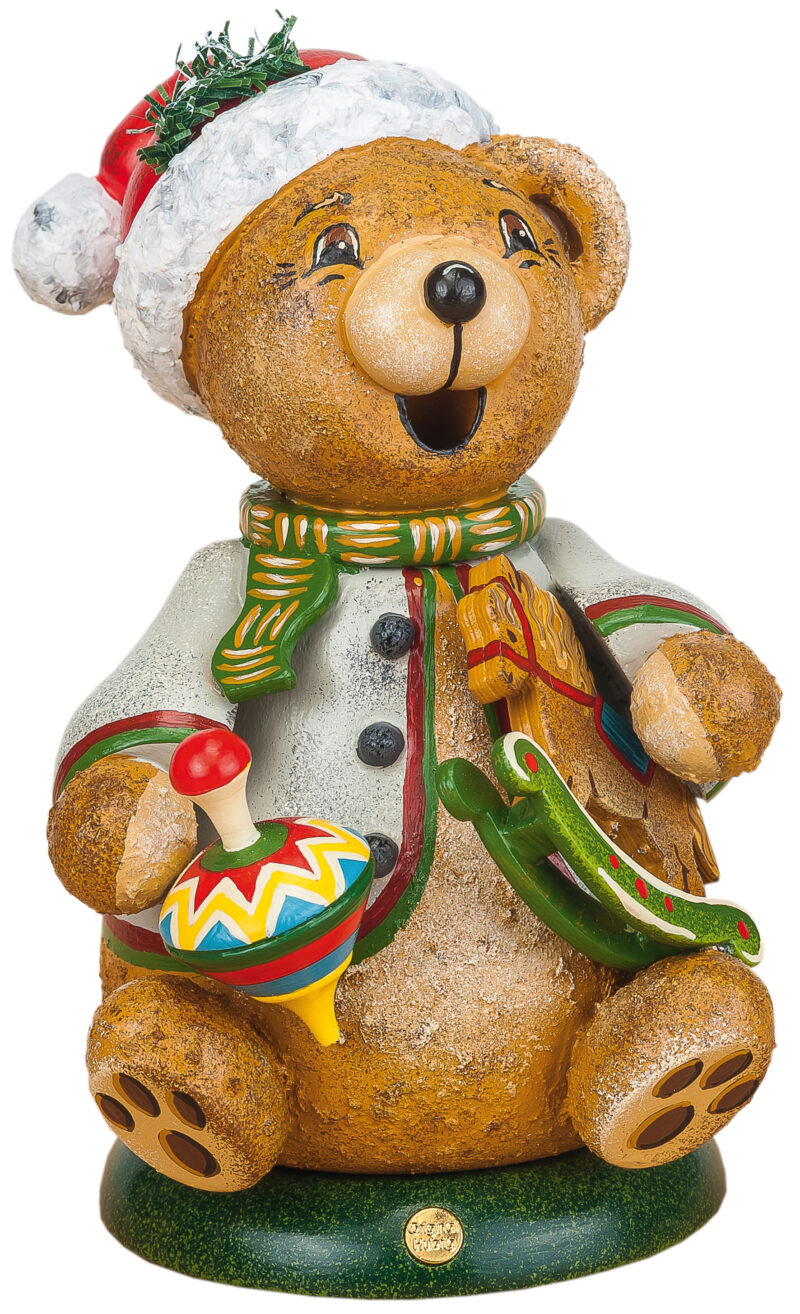 Hubrig Räuchermann Wichtel Teddys Schaukelpferd – Bild 1