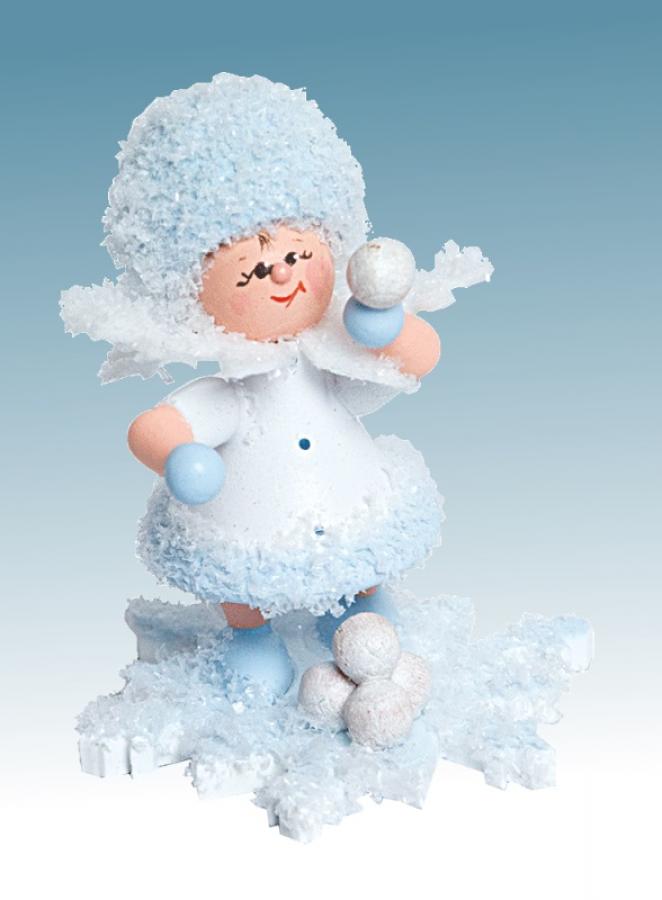 15250_Product.jpg Drechslerei Kuhnert Schneeflöckchen Schneeballschlacht Rarität – Bild 1