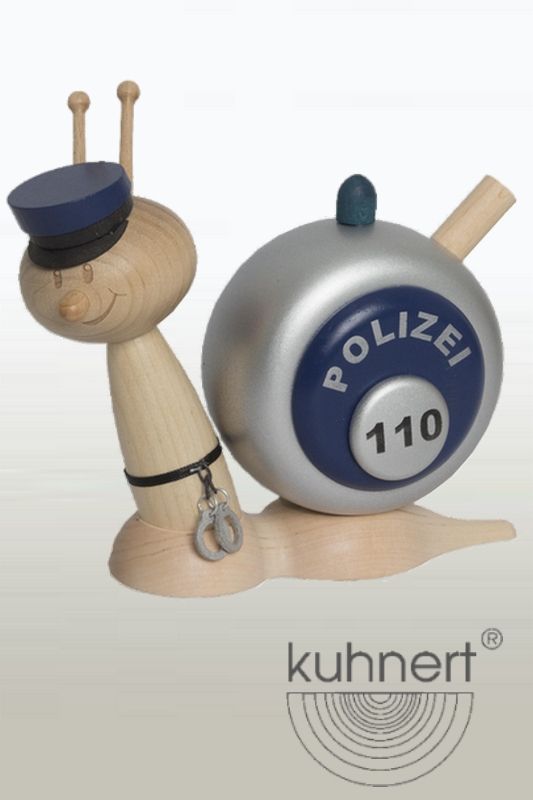 16395_Product.jpg Drechslerei Kuhnert Räuchermann Rauchschnecke Polizeischnecke – Bild 1