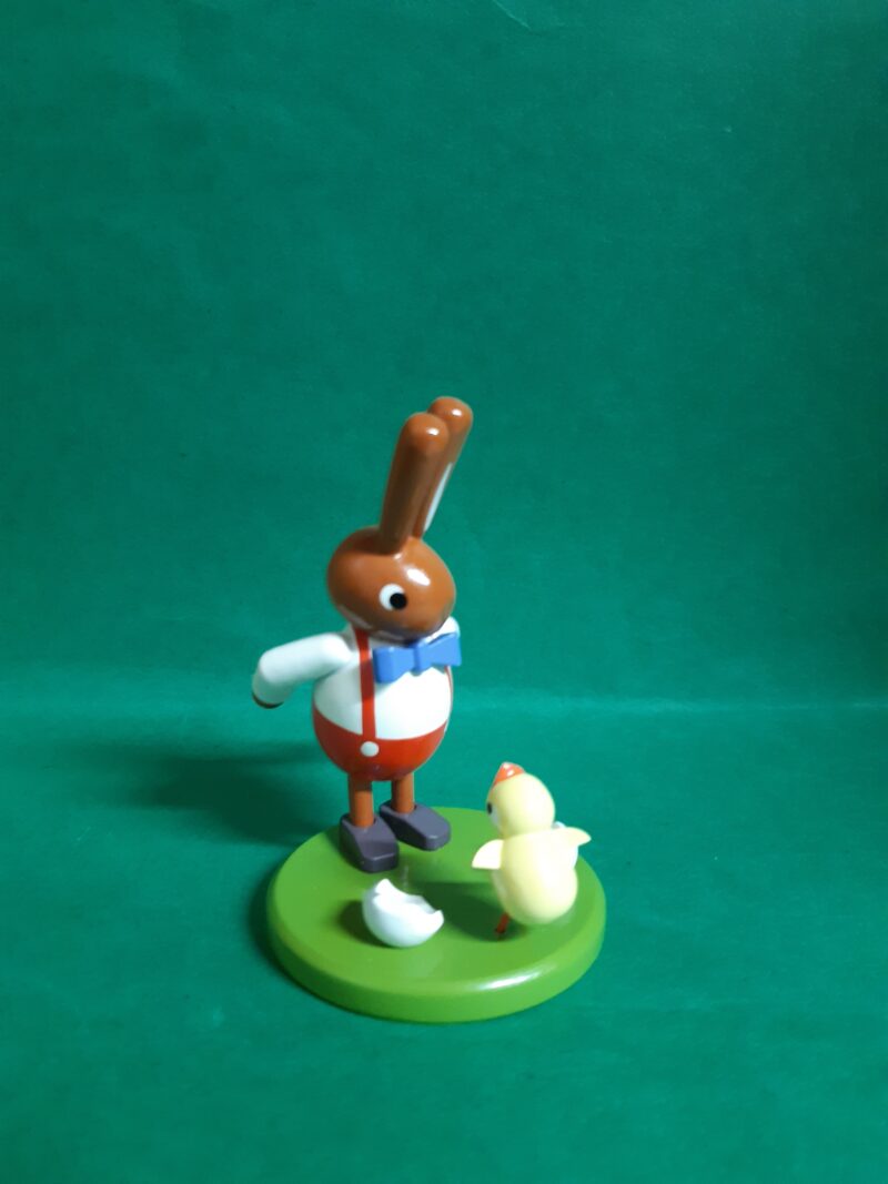 Leichsenring Osterhase mit kleinem Küken klein – Bild 1