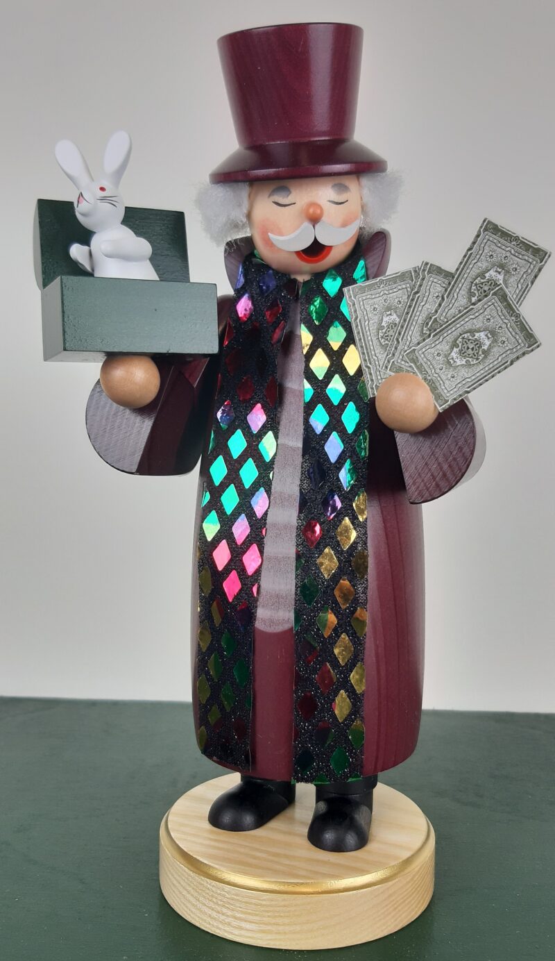 Eva Beyer Räuchermann Zauberer bordeaux – Bild 1