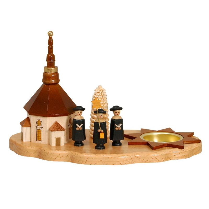 Zeidler Teelichthalter mit Seiffener Kirche – Bild 1