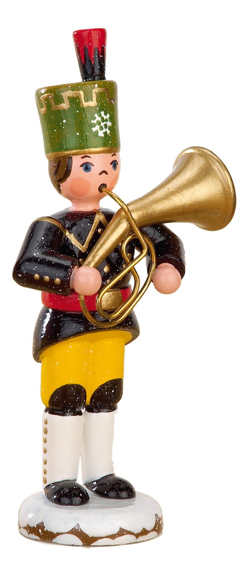 Hubrig Winterkinder Bergmann mit Tenorhorn – Bild 1