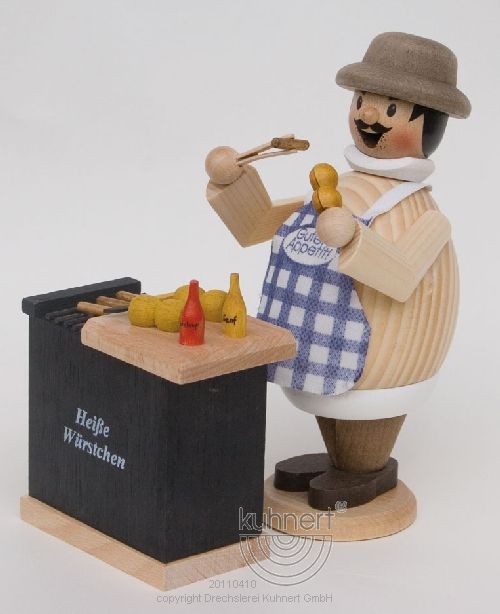 33115_wurstmax-ca-16cm.jpg Drechslerei Kuhnert Räuchermann Wurstmax – Bild 1