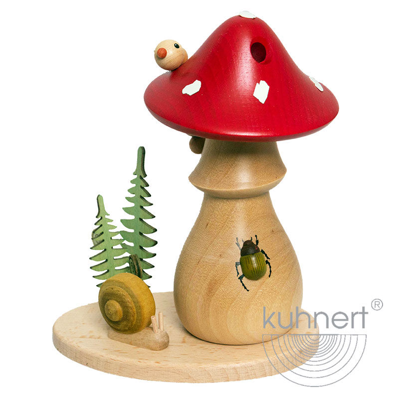 36000_rauchpilz-fliegenpilz.jpg Drechslerei Kuhnert Rauchpilz Fliegenpilz Neu 2020 – Bild 1