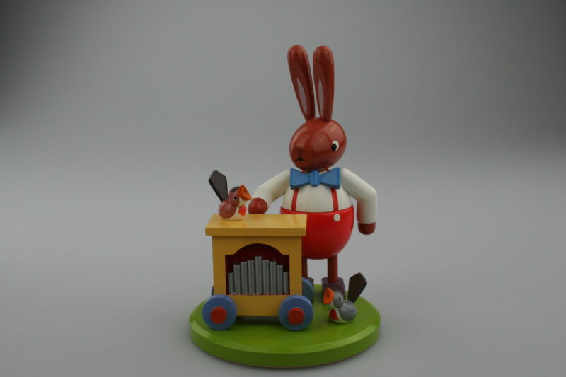 Leichsenring Osterhase mit Leierkasten groß – Bild 1