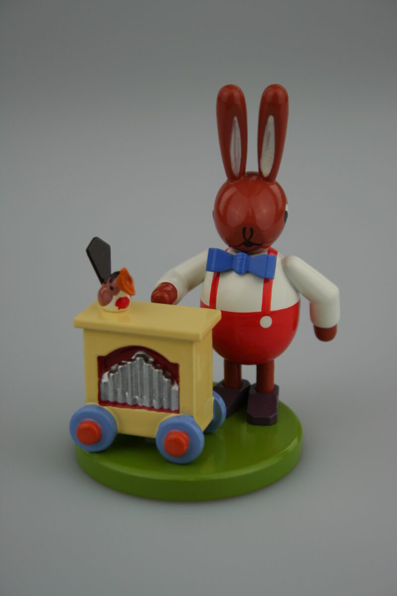 Leichsenring Osterhase mit Leierkasten klein – Bild 1