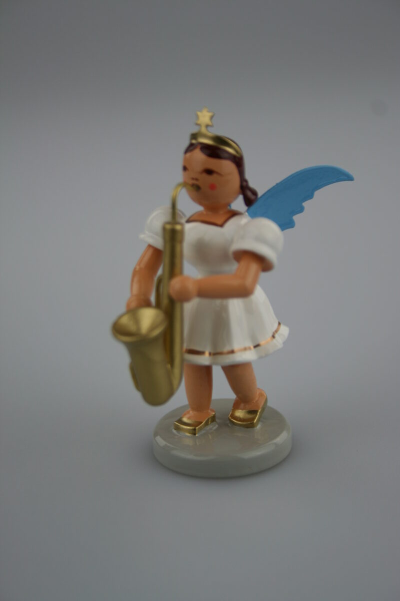 Blank Kurzrockengel mit Saxophon farbig – Bild 1