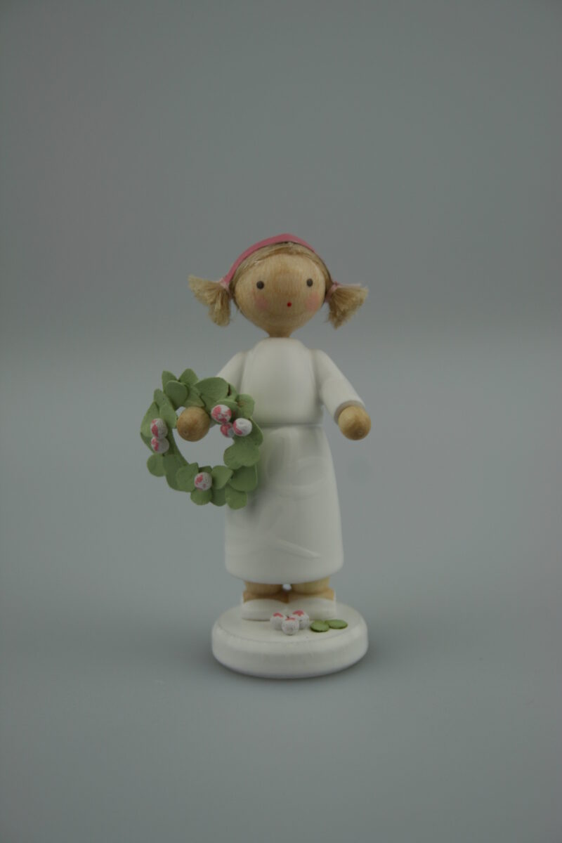 Flade Mädchen mit Blütenkranz – Bild 1