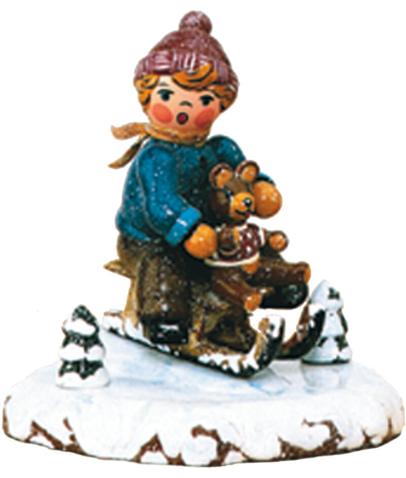 Hubrig Winterkinder Schlittenfahrer – Bild 1