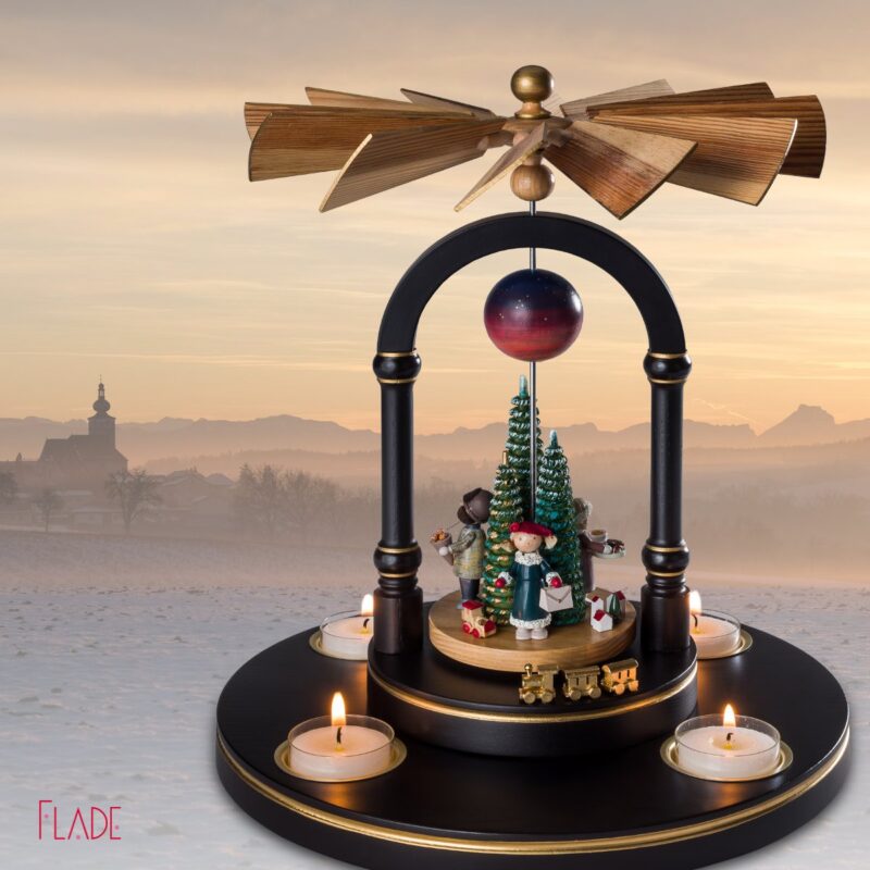 Flade Teelichtpyramide Winterreise Neu 2022 – Bild 1