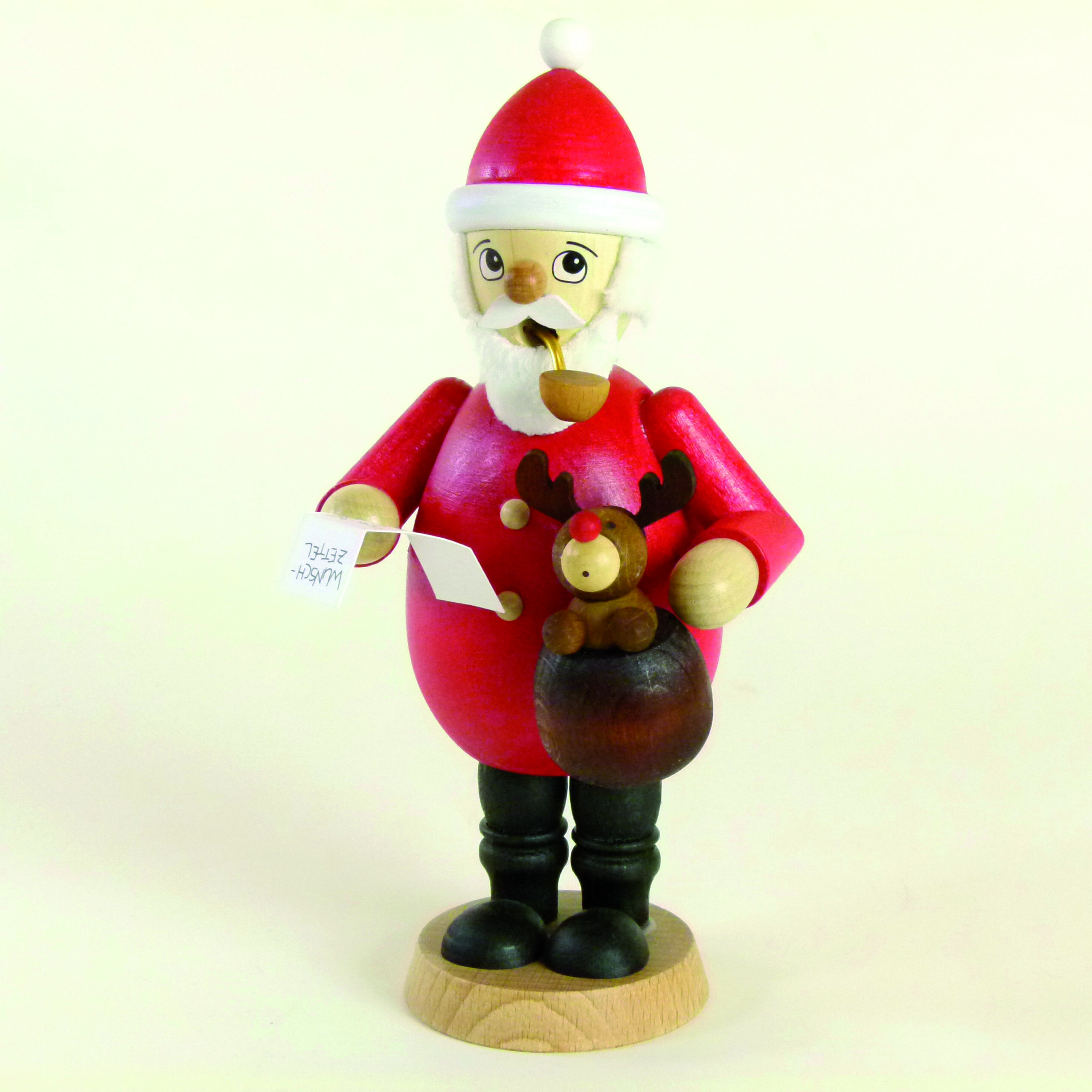 raeuchermann_weihnachtsmann__mit_wunschzettel_und_elch_ullrich_kunsthandwerk_paul_ullrich_volkskunstbestehen_0255.jpg Paul Ullrich Räuchermann Weihnachtsmann mit Wunschzettel und Elch farbig – Bild 1