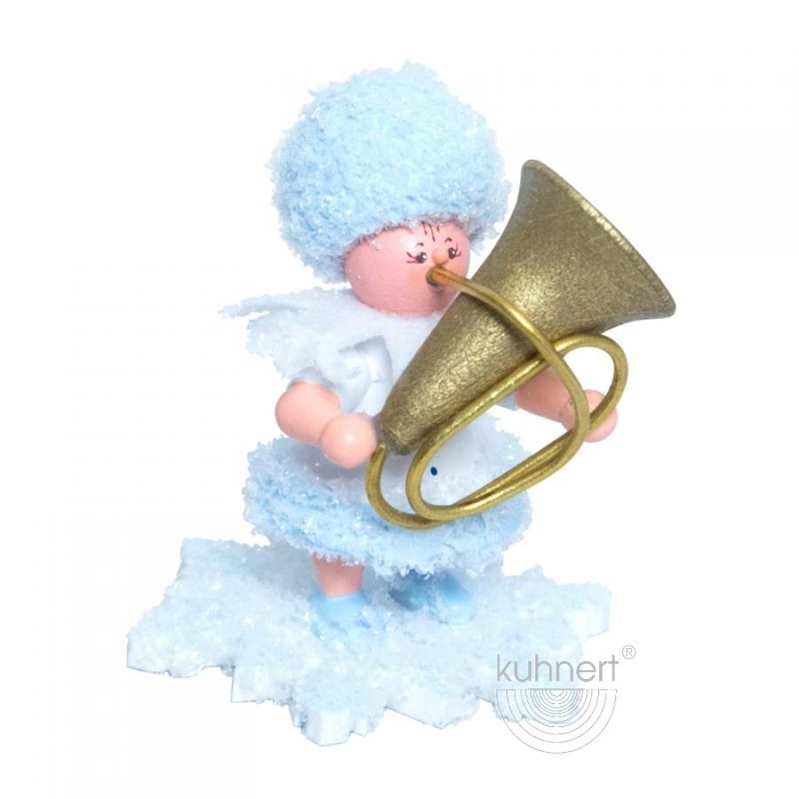 schneeflckchen-mit-tuba_43139-138-0.jpg Drechslerei Kuhnert Schneeflöckchen mit Tuba Neu 2020 – Bild 1