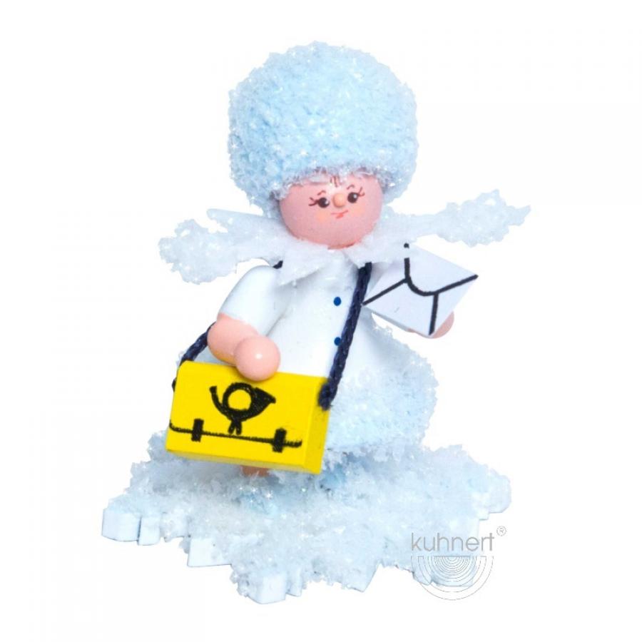schneeflckchen-postbote_43138-137-0.jpg Drechslerei Kuhnert Schneeflöckchen Postbote Neu 2020 – Bild 1