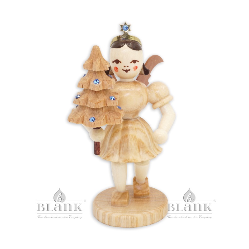 kurzrockengel-mit-baeumchen-und-preciosa-kristallen Blank Kurzrockengel mit Bäumchen und Preciosakristallen natur Sonderedition – Bild 1