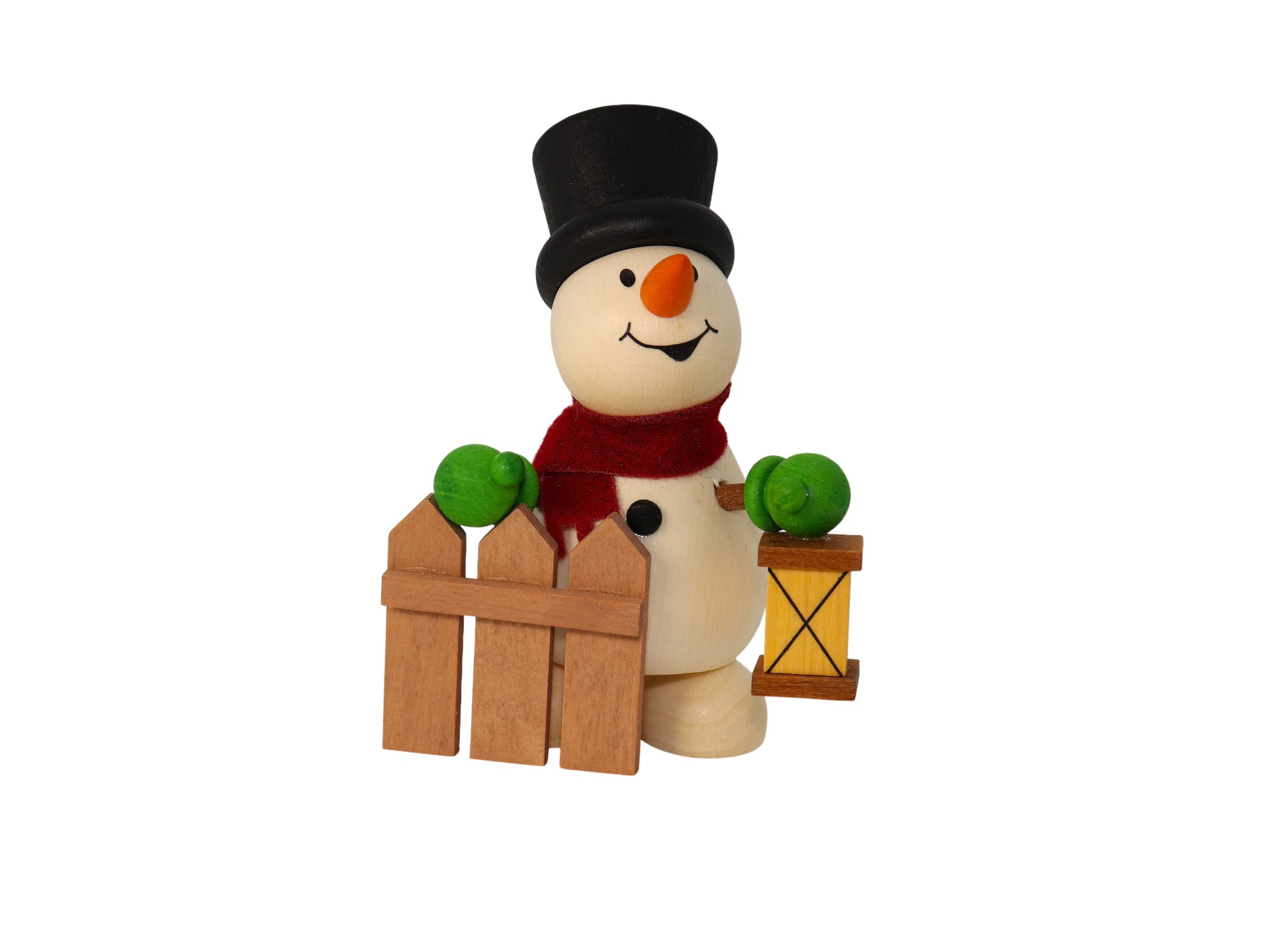 5354A046-C724-4686-8F20-87A959C7E93D Paul Ullrich Schneemann am Zaun mit Laterne Neu 2025 – Bild 1