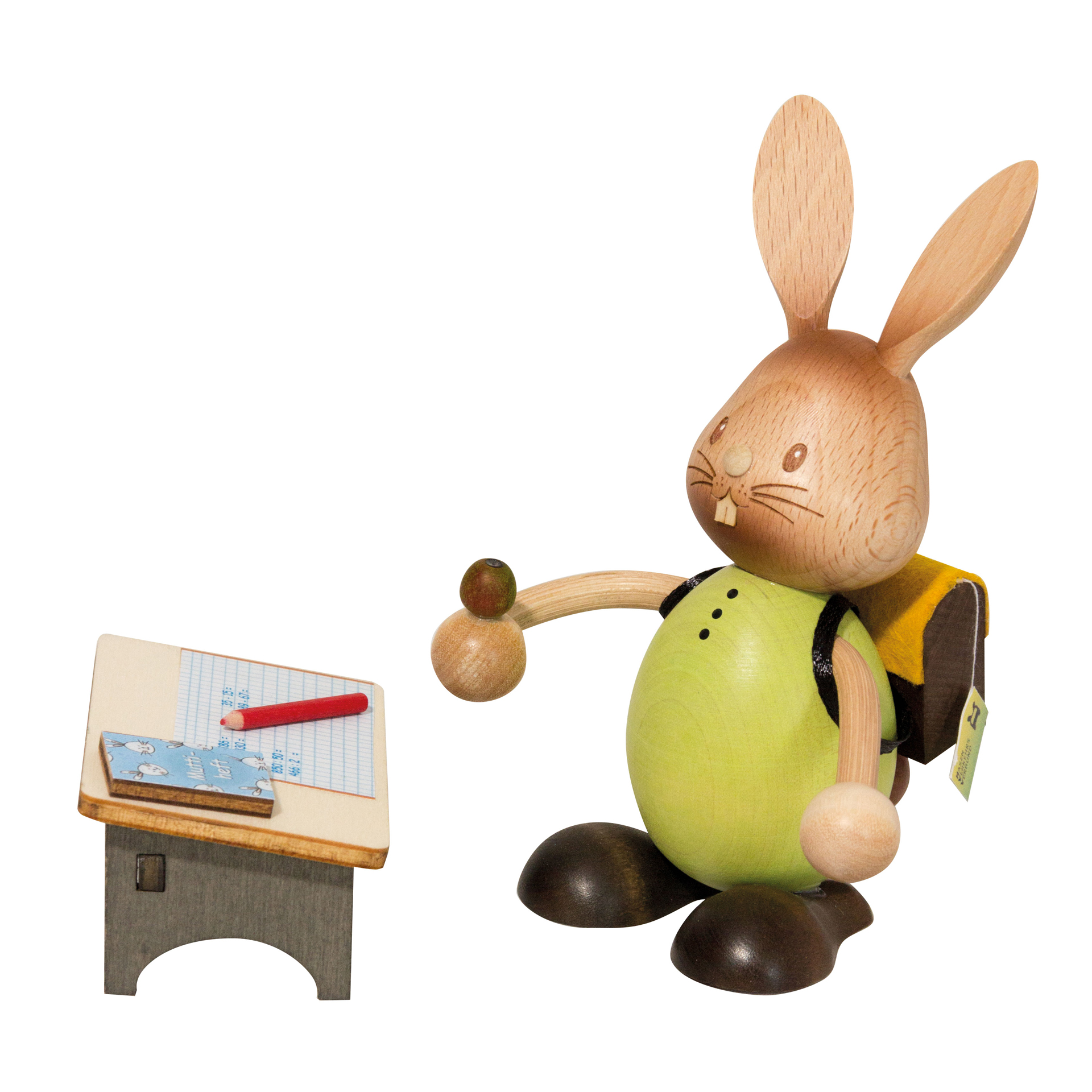 D010-01-00012033 Drechslerei Kuhnert Stupsi Hase Bummelschüler Neu 2026 – Bild 1