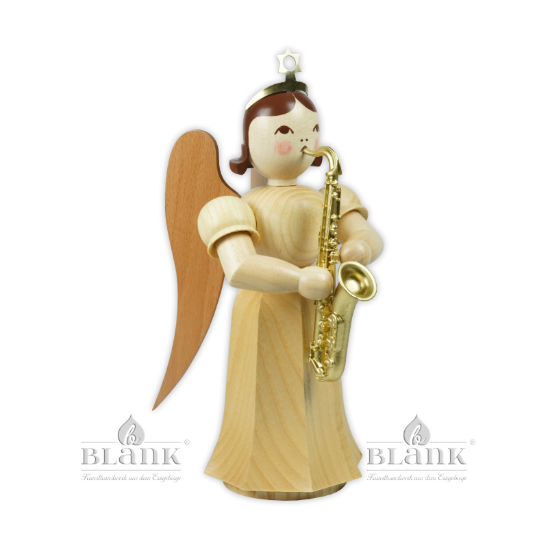 langrockengel-mit-saxophon-22-cm Blank Langrockengel mit Saxophon natur 22cm NEU 2026 – Bild 1