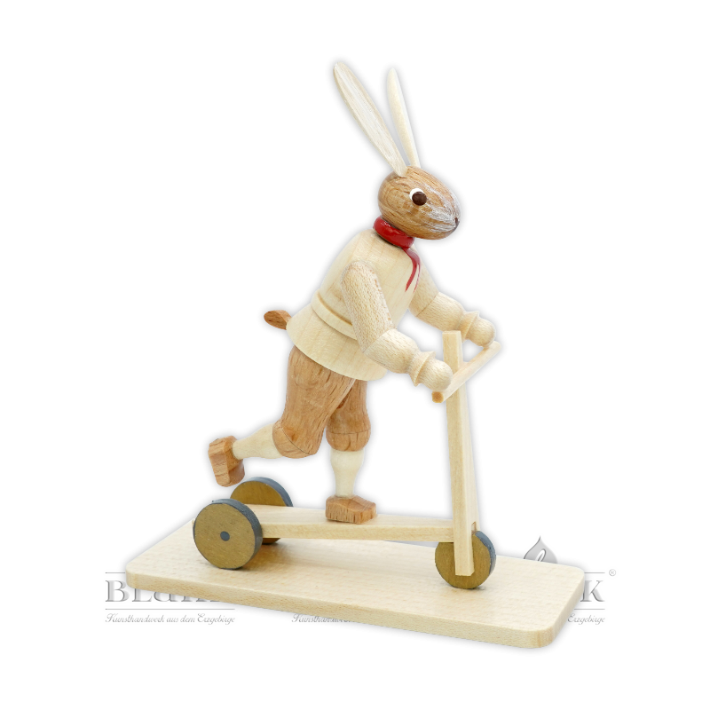 osterhase-mit-roller Blank Osterhase mit Roller natur Neu 2026 – Bild 1