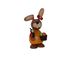 Paul Ullrich Osterhase mit Möhre und Vergissmeinnicht