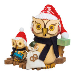 Drechslerei Kuhnert Raucheule Weihnachtsmann mit Kind