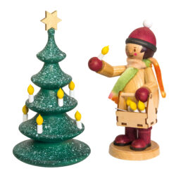 Drechslerei Kuhnert Mäxchen mit Lichterbaum