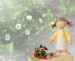 Flade Mädchen mit Weinbergschnecke