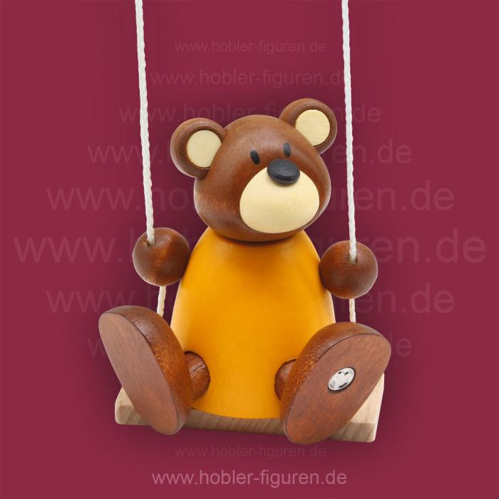 Hobler Teddybärchen Bärbel auf Schaukel Hobler Teddybärchen Bärbel auf Schaukel